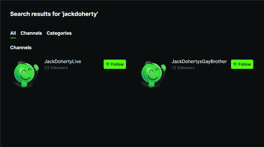 SCREENSHOT: Jack Doherty's Account is banned