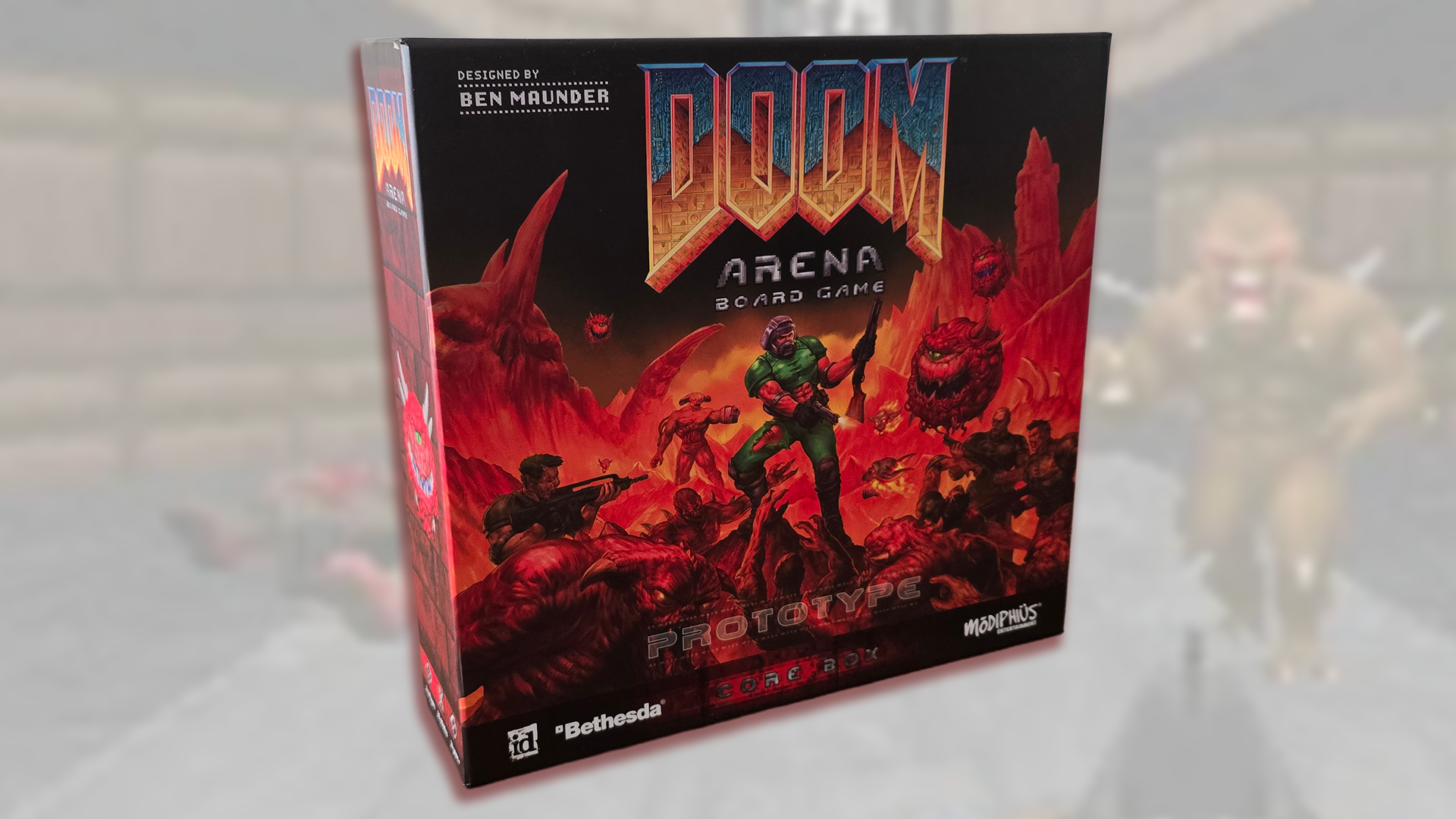 Doom Arena Board Game Hands-On Preview: Rip and Tear on the Tabletop