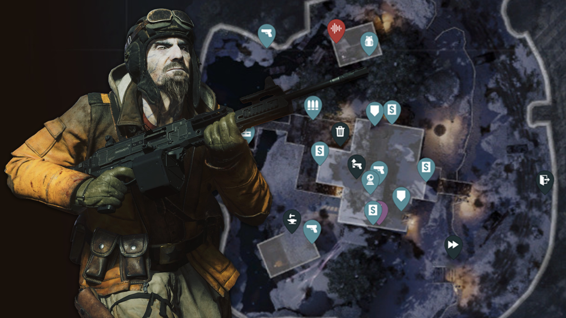 Call of Duty: Black Ops 7 Ashes of the Damned Interactive Map