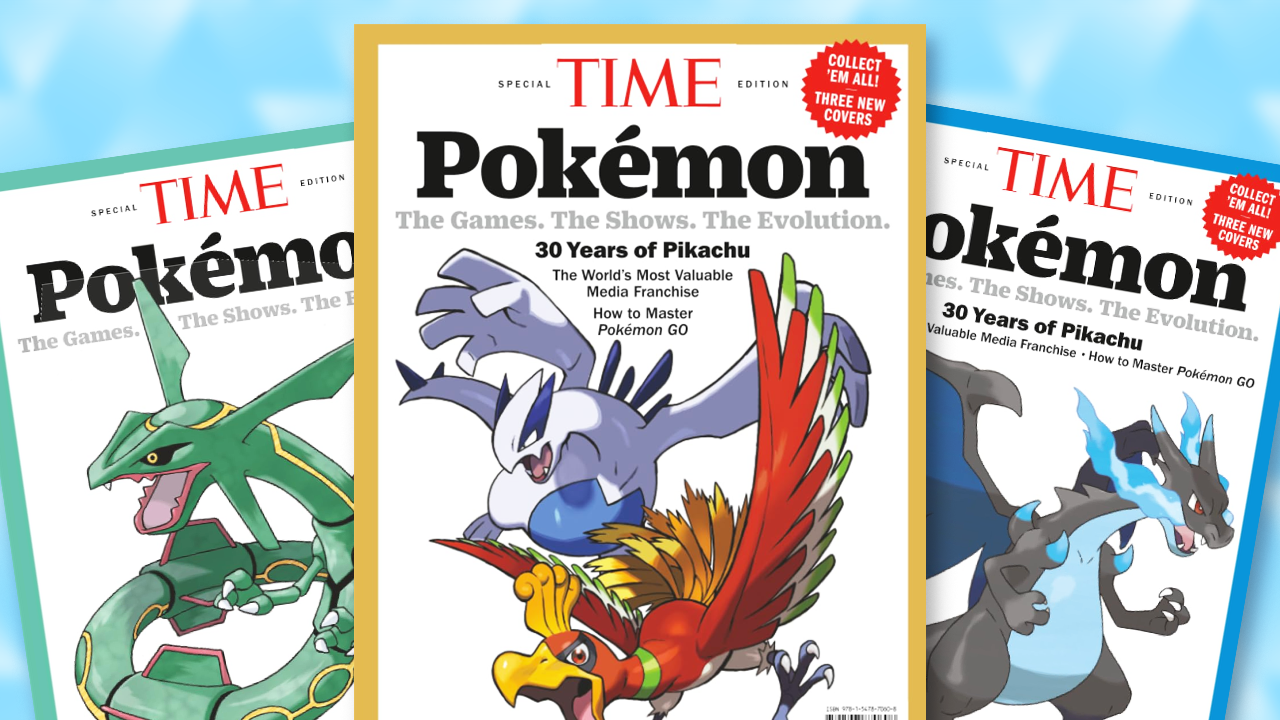 TIME Magazine Is Celebrating Pokémon’s 30th Anniversary With Three Exclusive Covers